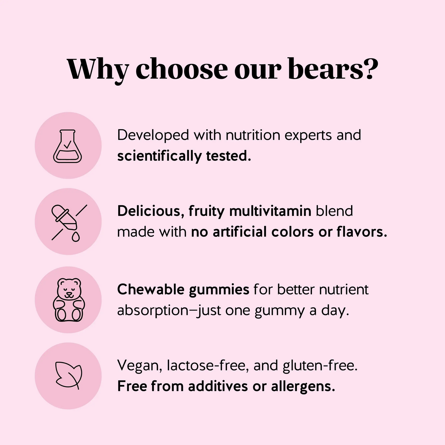 Bears with Benefits Biotin Hair Gummies
