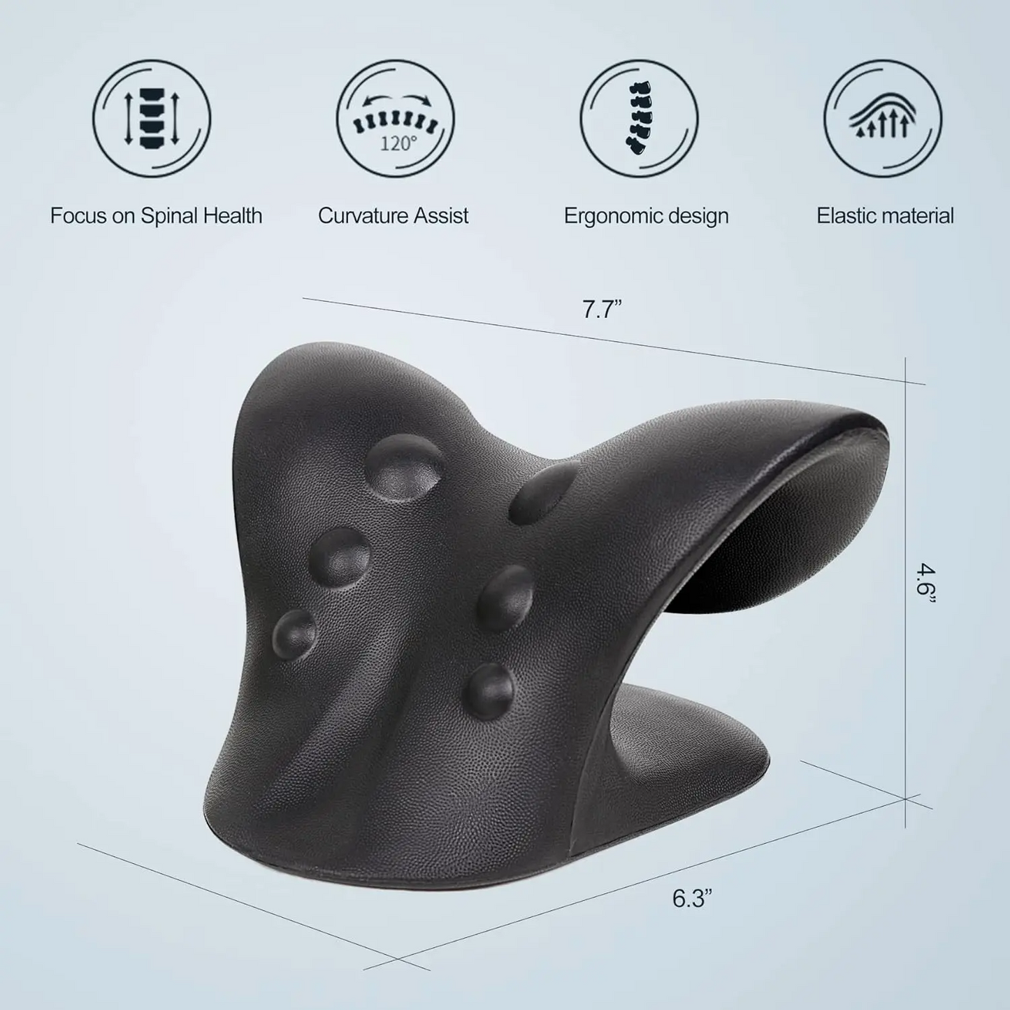 Blue Neck Traction Pillow
