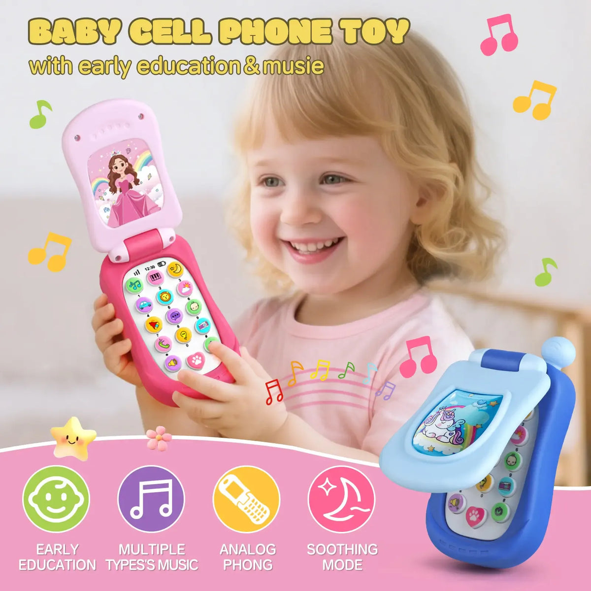 Baby Musical Phone Toy