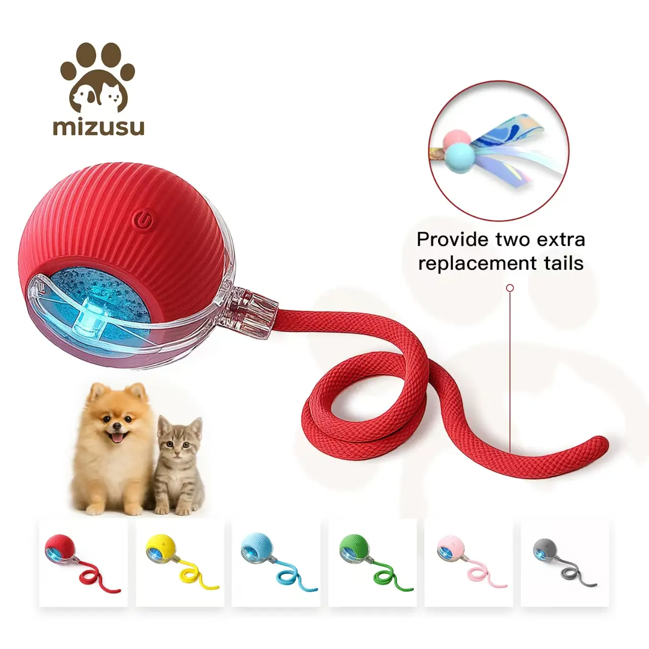 Rolling Ball Pet Teaser Toy