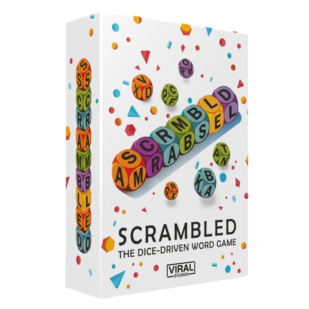 Family Dice Word Game Night