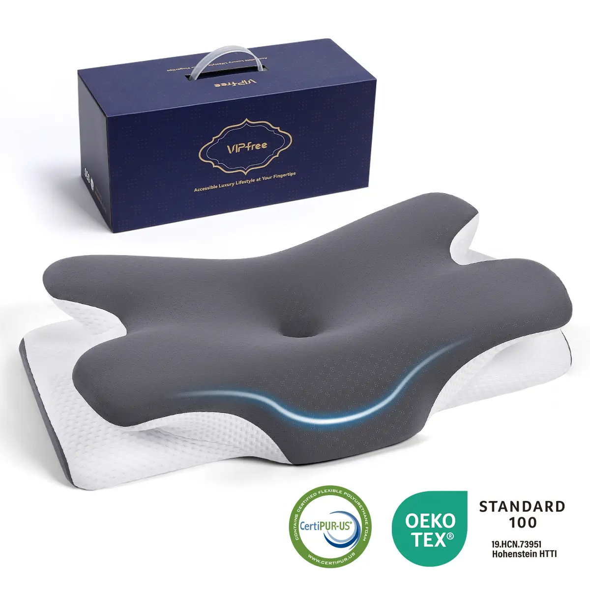 Cooling Neck Memory Pillow