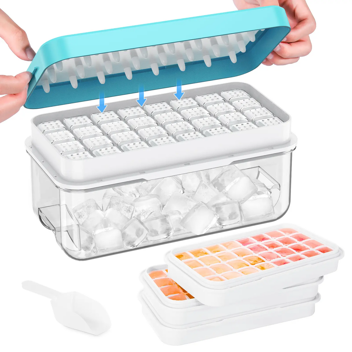 Large Capacity Ice Tray Kit
