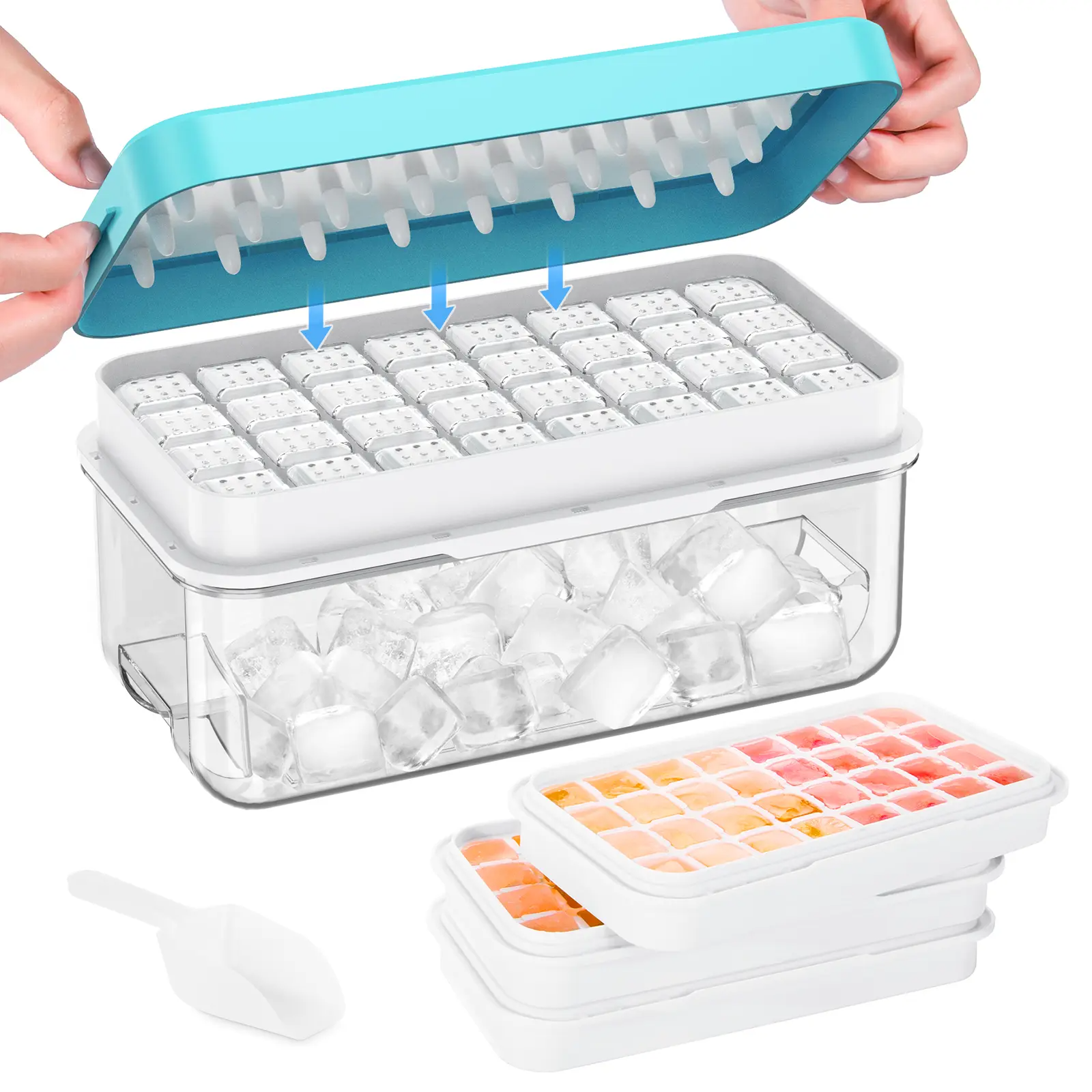 Large Capacity Ice Tray Kit