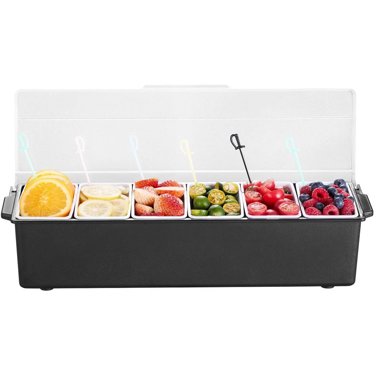 6 Compartment Chilled Food Tray