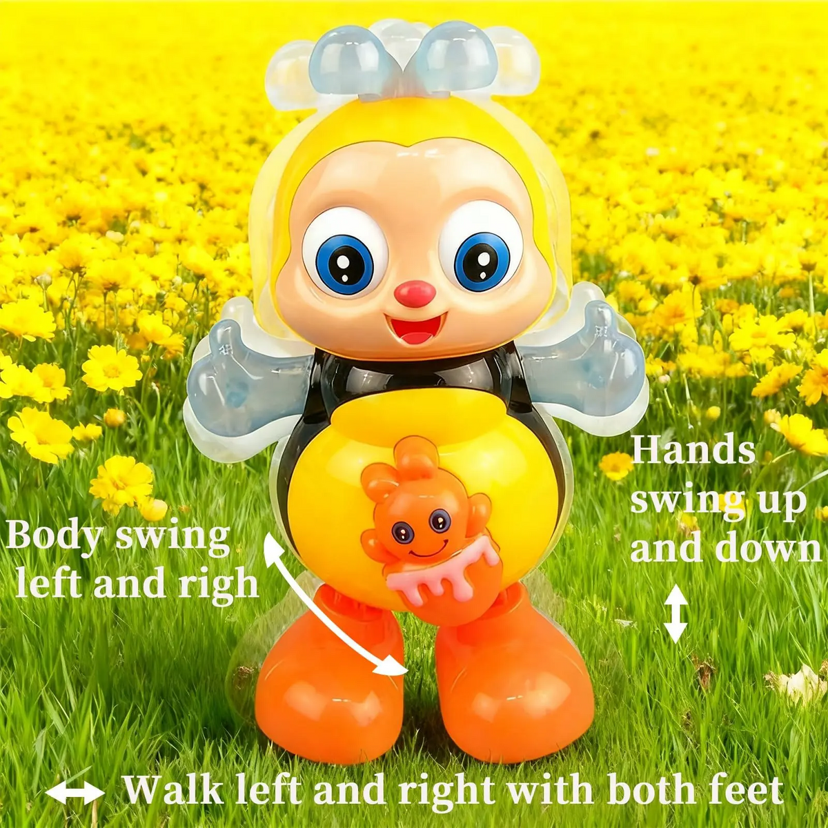 Dancing Bee Toy Light Music Fun Play