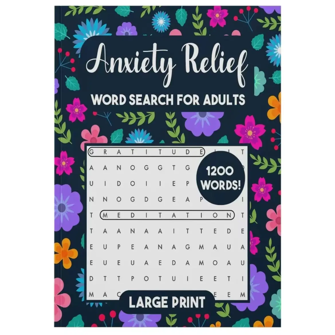 Anxiety Relief Word Search Puzzles