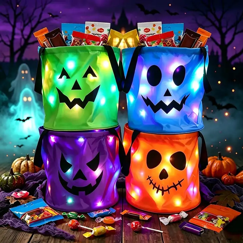 LED Pumpkin Trick Or Treat Kit