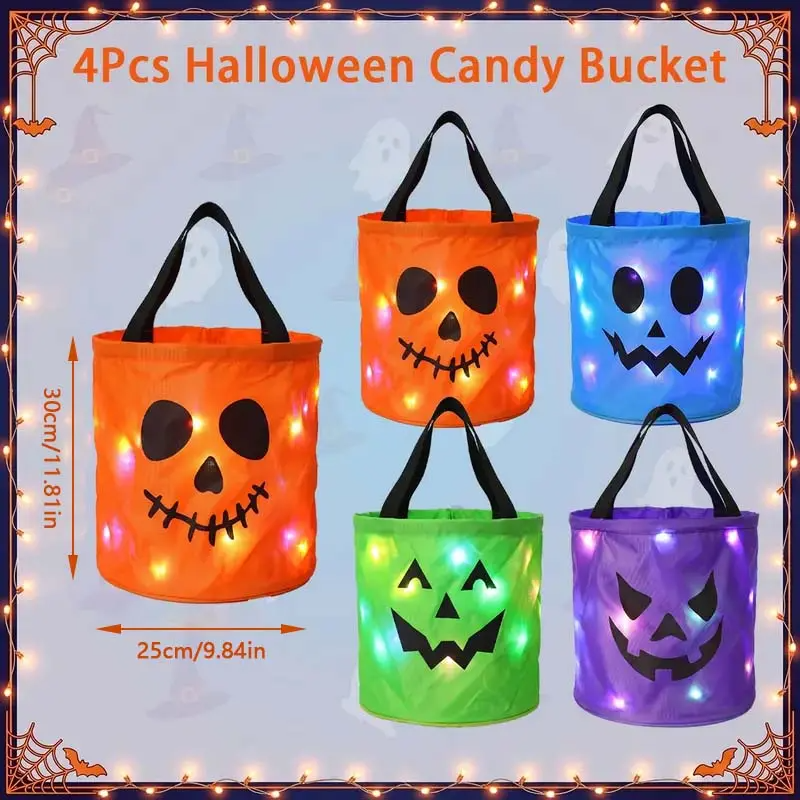 LED Pumpkin Trick Or Treat Kit