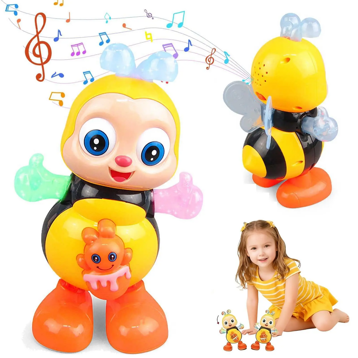 Dancing Bee Toy Light Music Fun Play