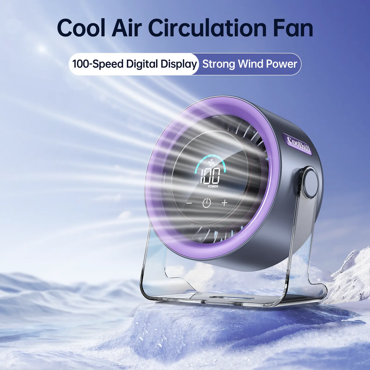 Portable Rechargeable Desk Fan