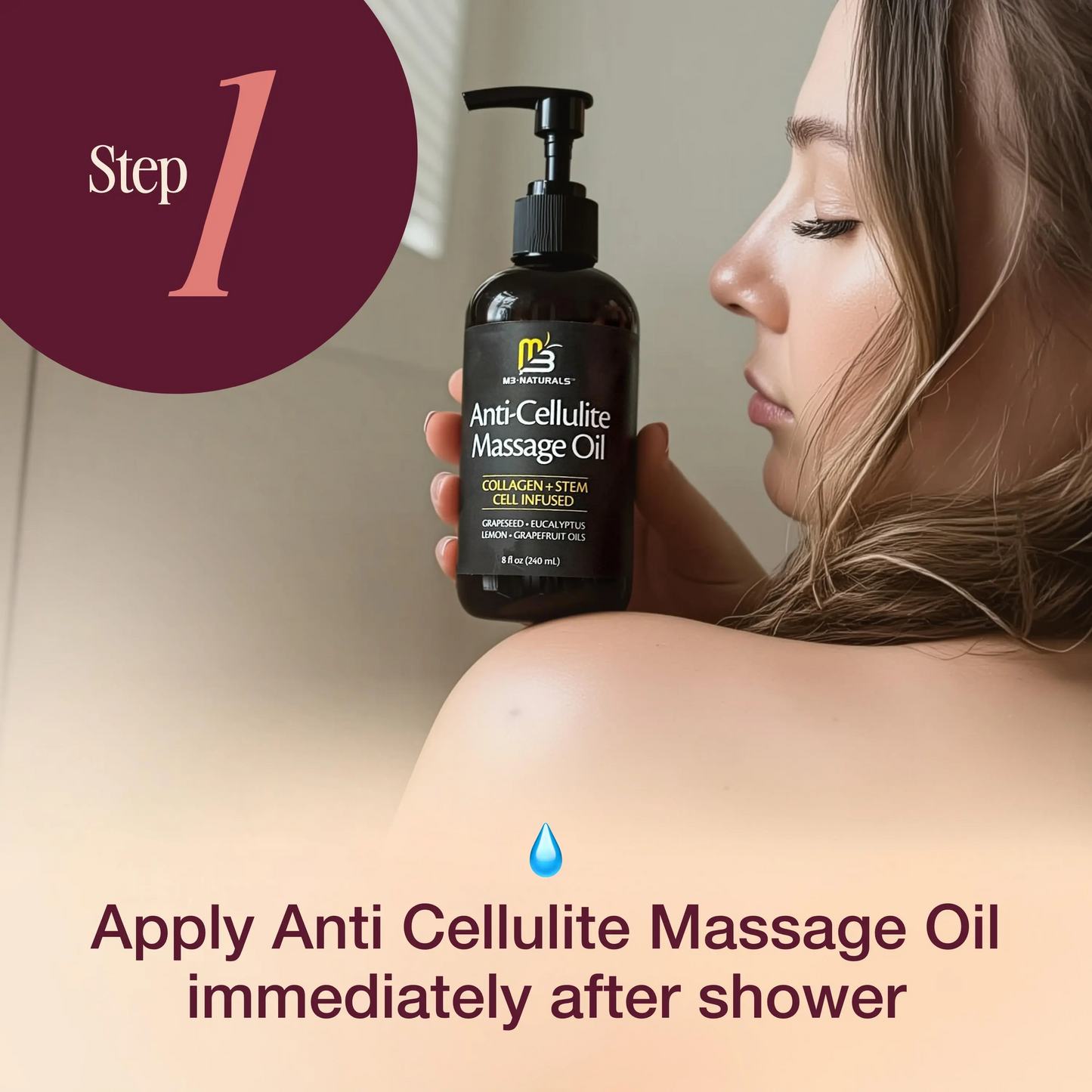 Firming Anti‑Cellulite Collagen Massage Oil