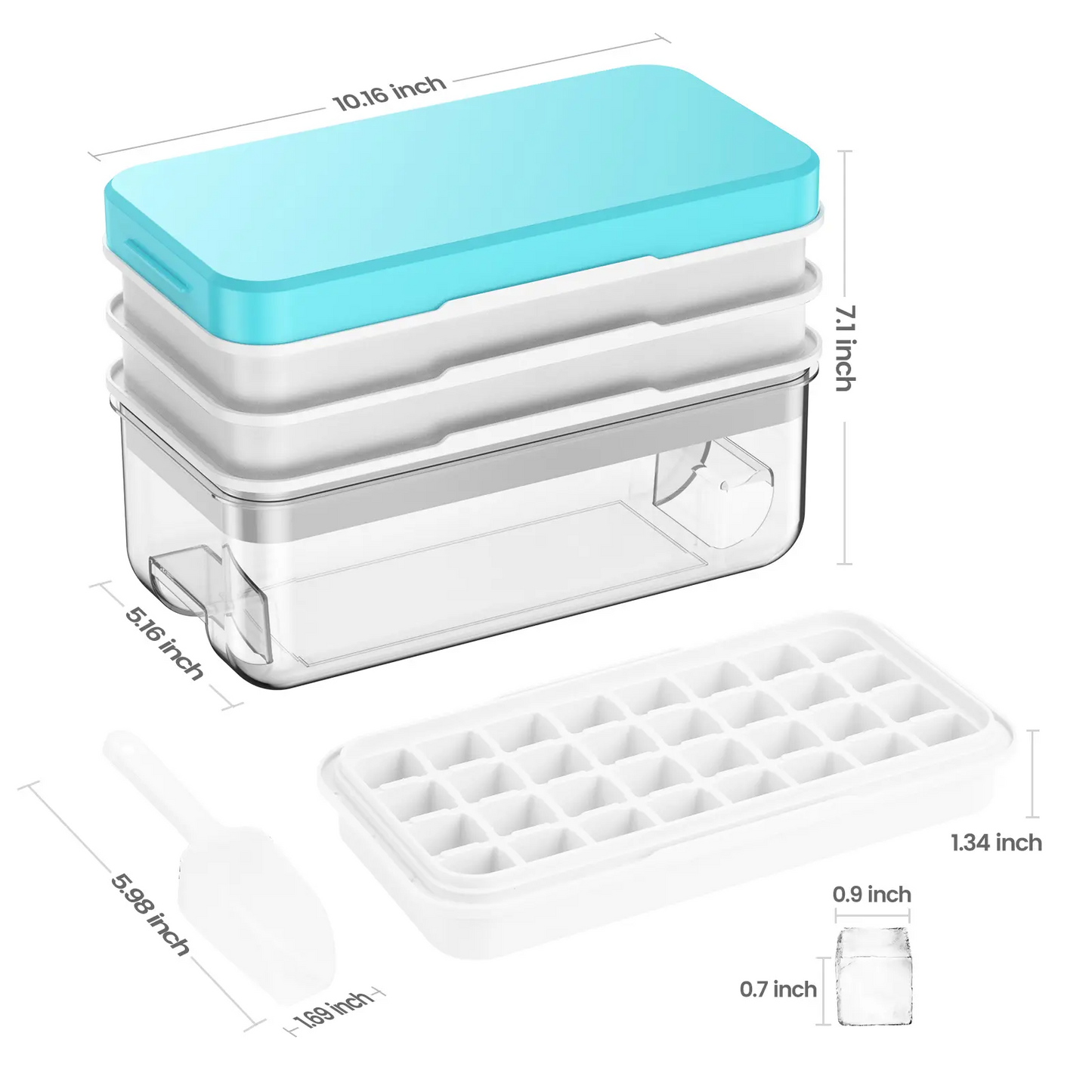 Large Capacity Ice Tray Kit