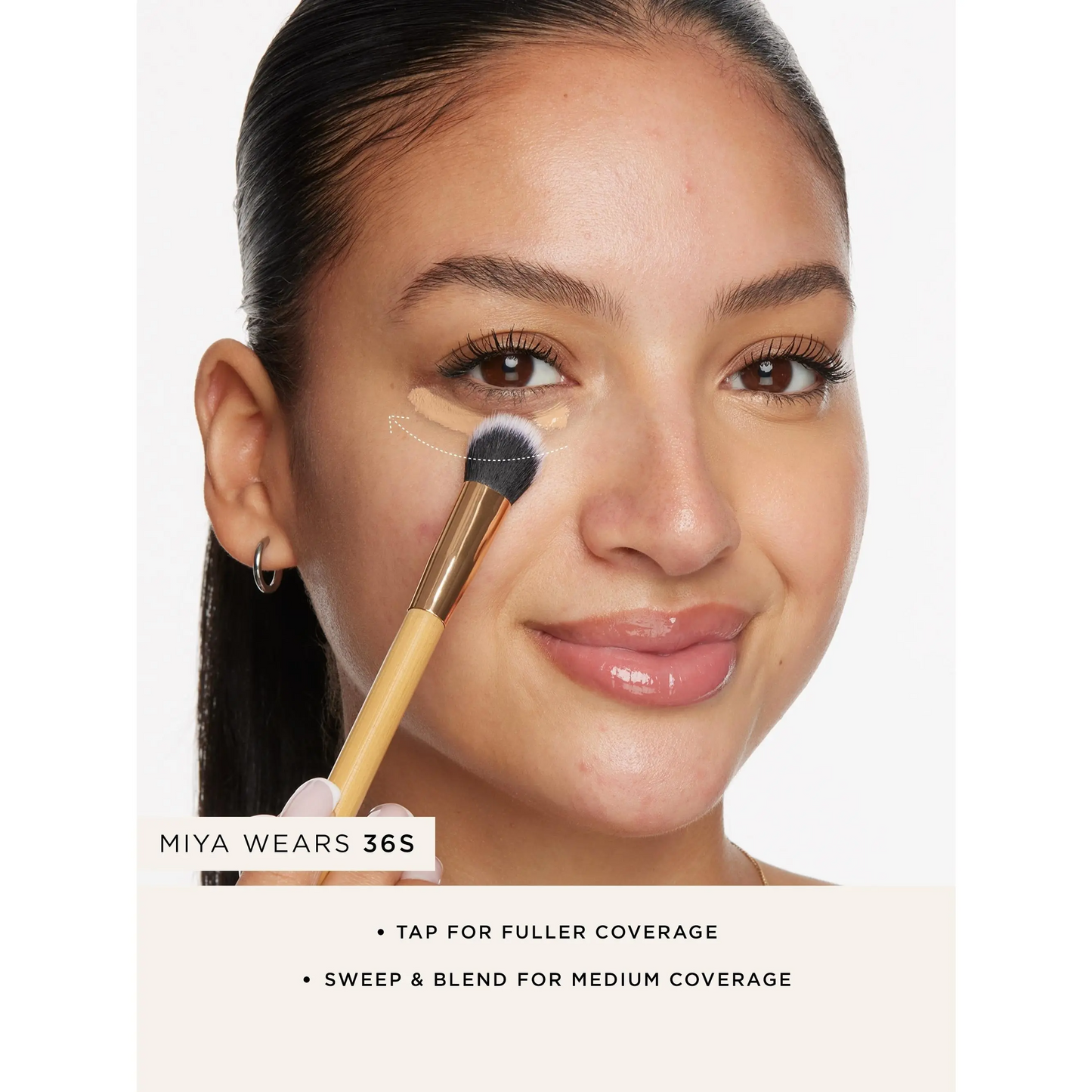 Angled Paw Concealer Brush