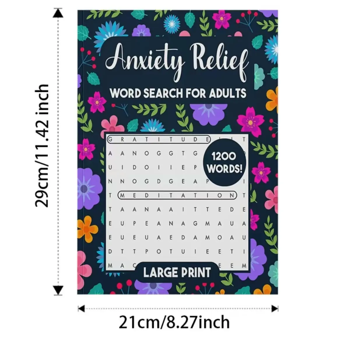 Anxiety Relief Word Search Puzzles