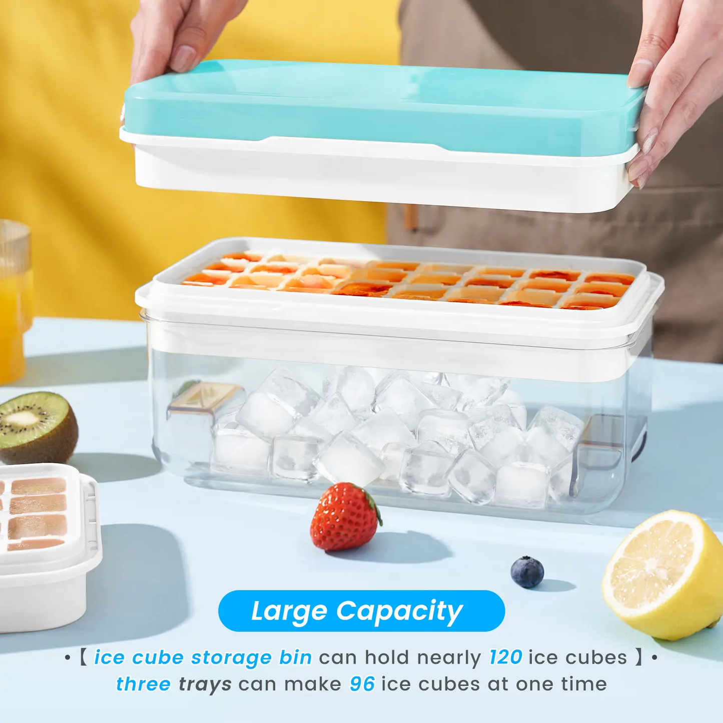 Large Capacity Ice Tray Kit