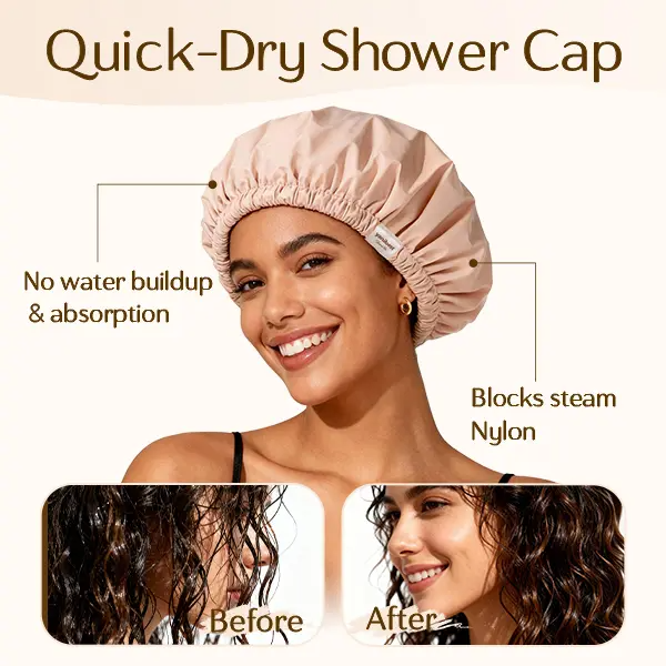 Satin Lined Shower Cap