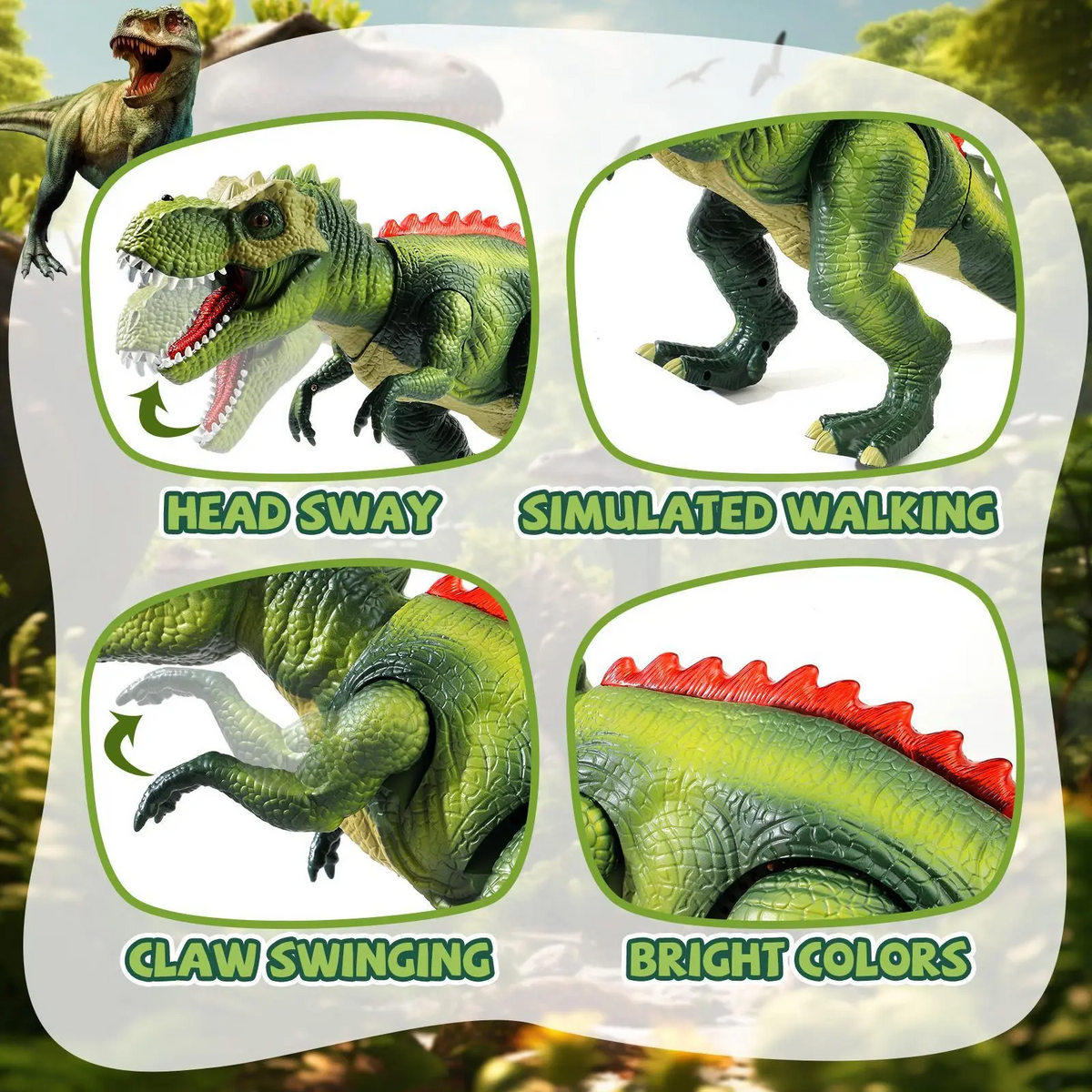 RC Spray Dinosaur Kids Toy