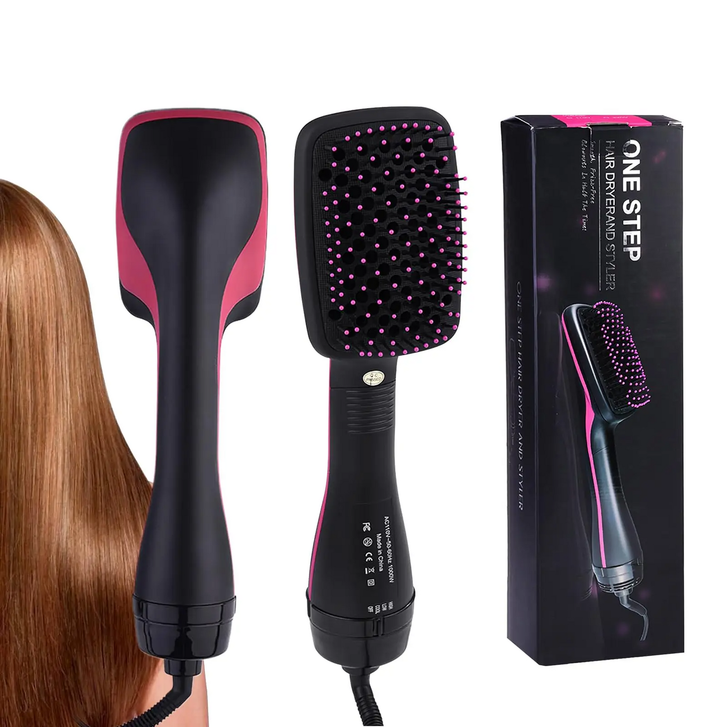 2-in-1 Hot Air Brush Comb