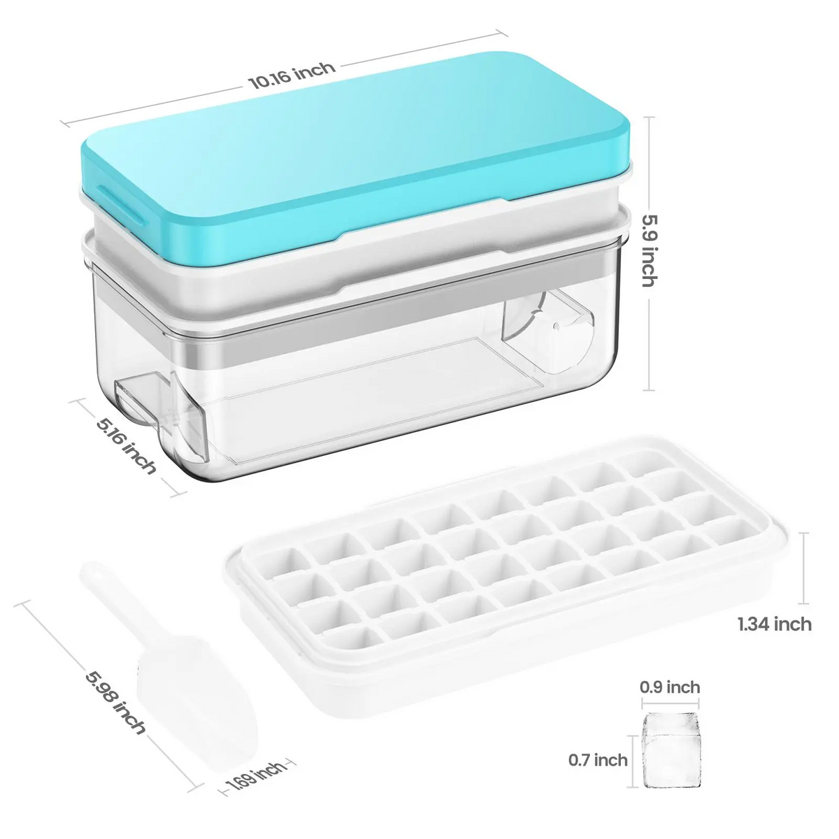 Large Capacity Ice Tray Kit