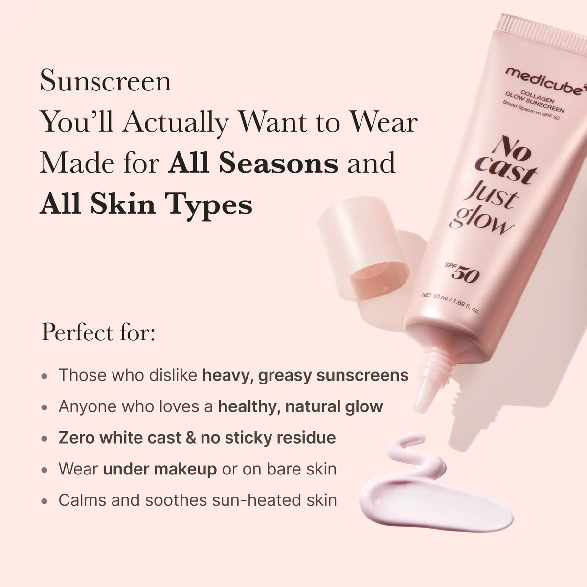 SPF50 Cica Soothing Facial Sunscreen