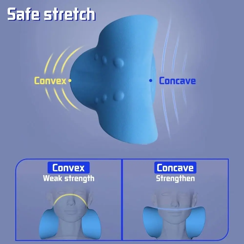 Blue Neck Traction Pillow