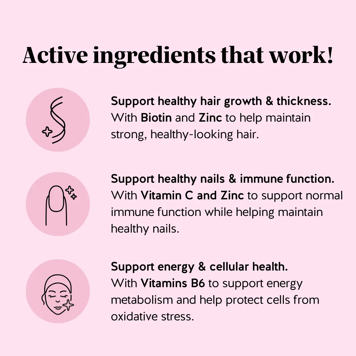 Bears with Benefits Biotin Hair Gummies