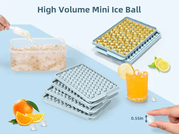 4 Pack Mini Ice Maker Tray