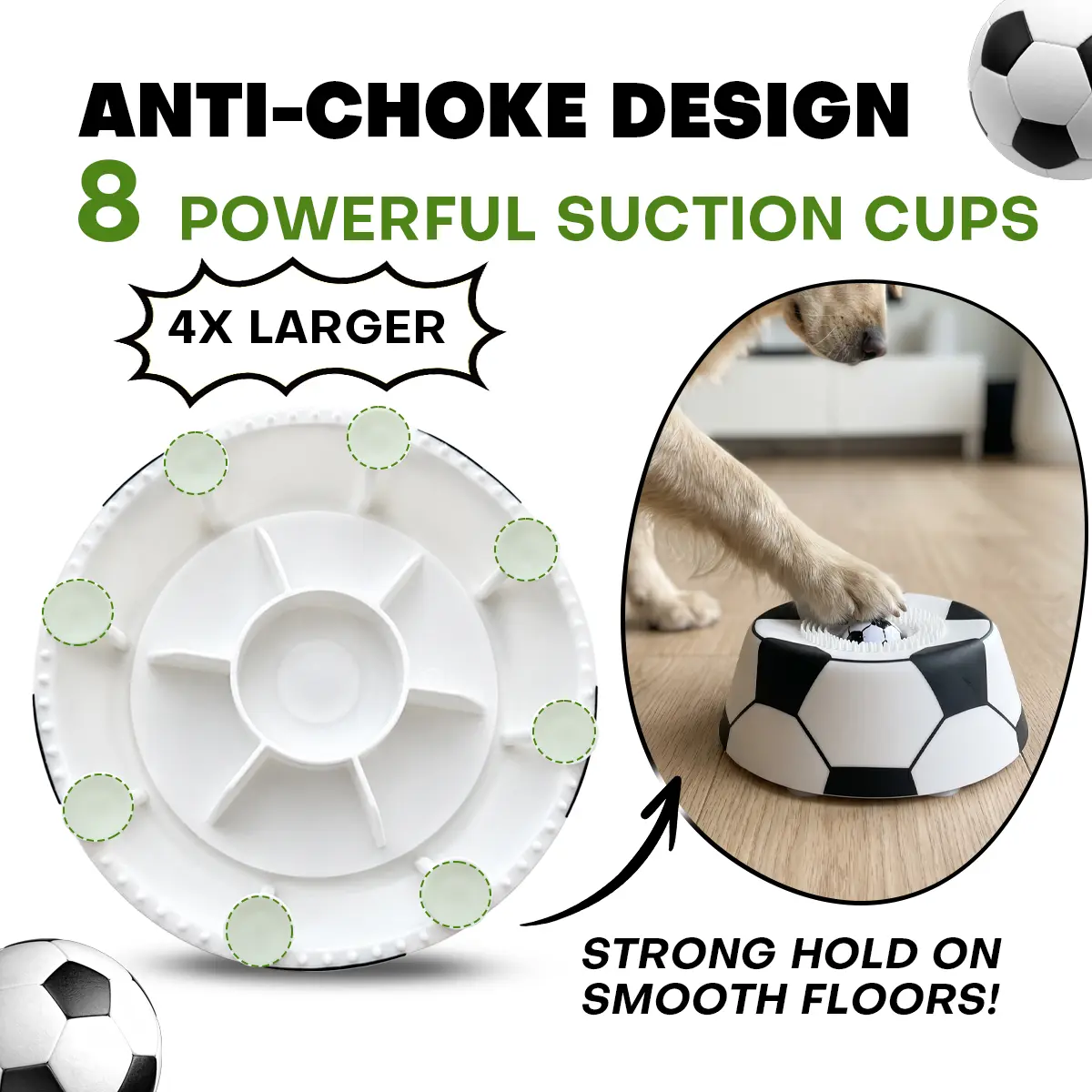 Large Suction Dog Treat Bowl