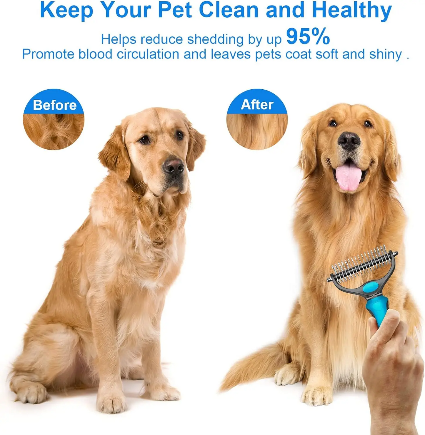 Pet Hair Deshedding Comb