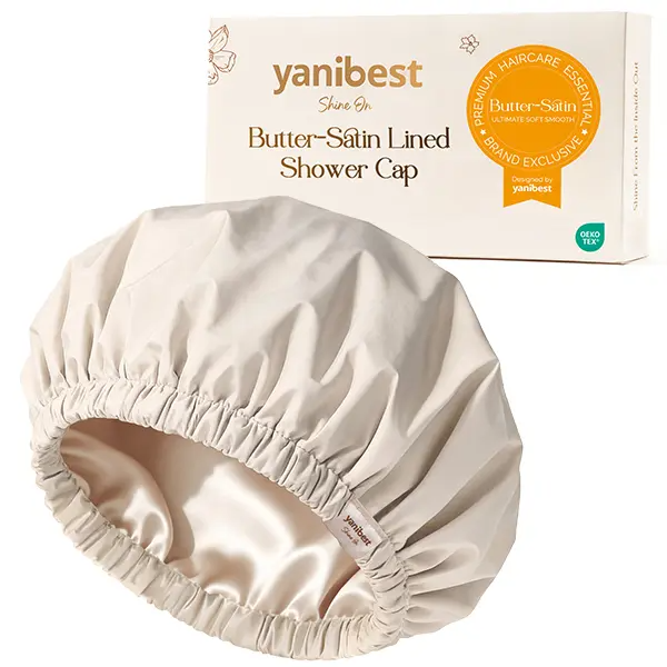 Satin Lined Shower Cap