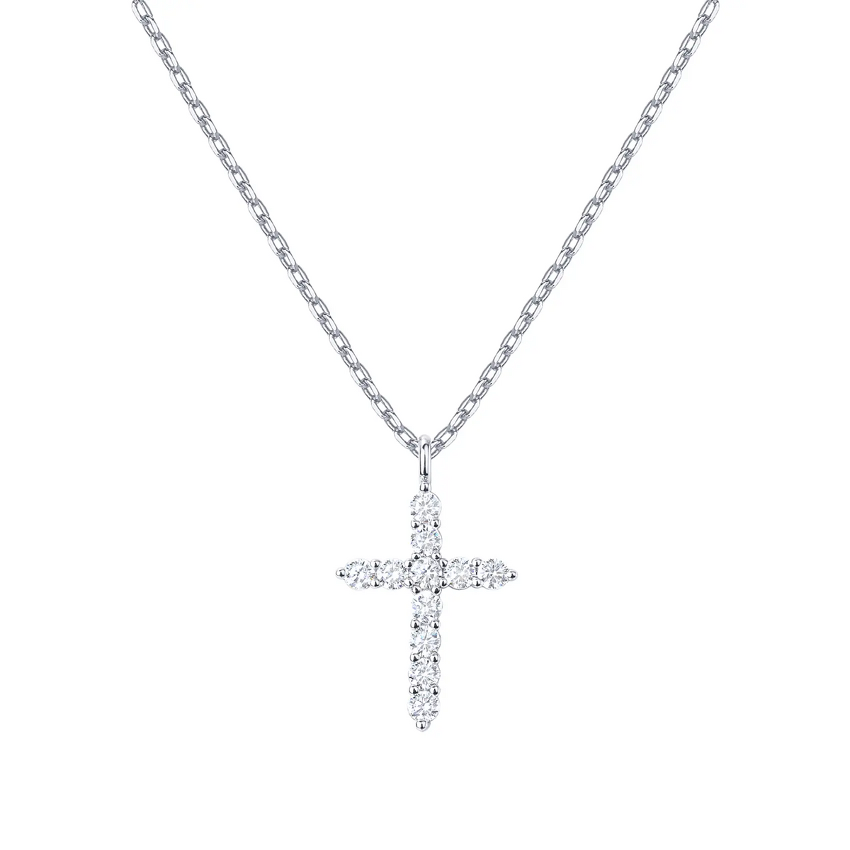 PAVOI Gold Cross Pendant Necklace