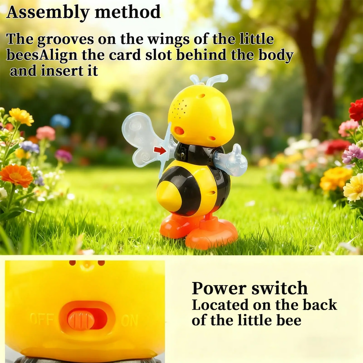Dancing Bee Toy Light Music Fun Play