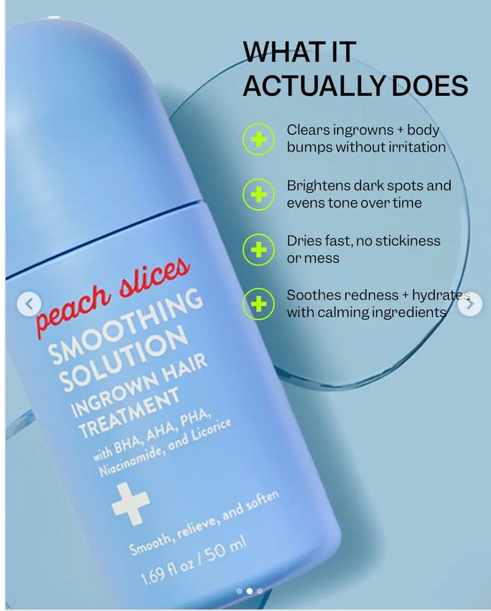 Peach Ingrown Hair Treatment