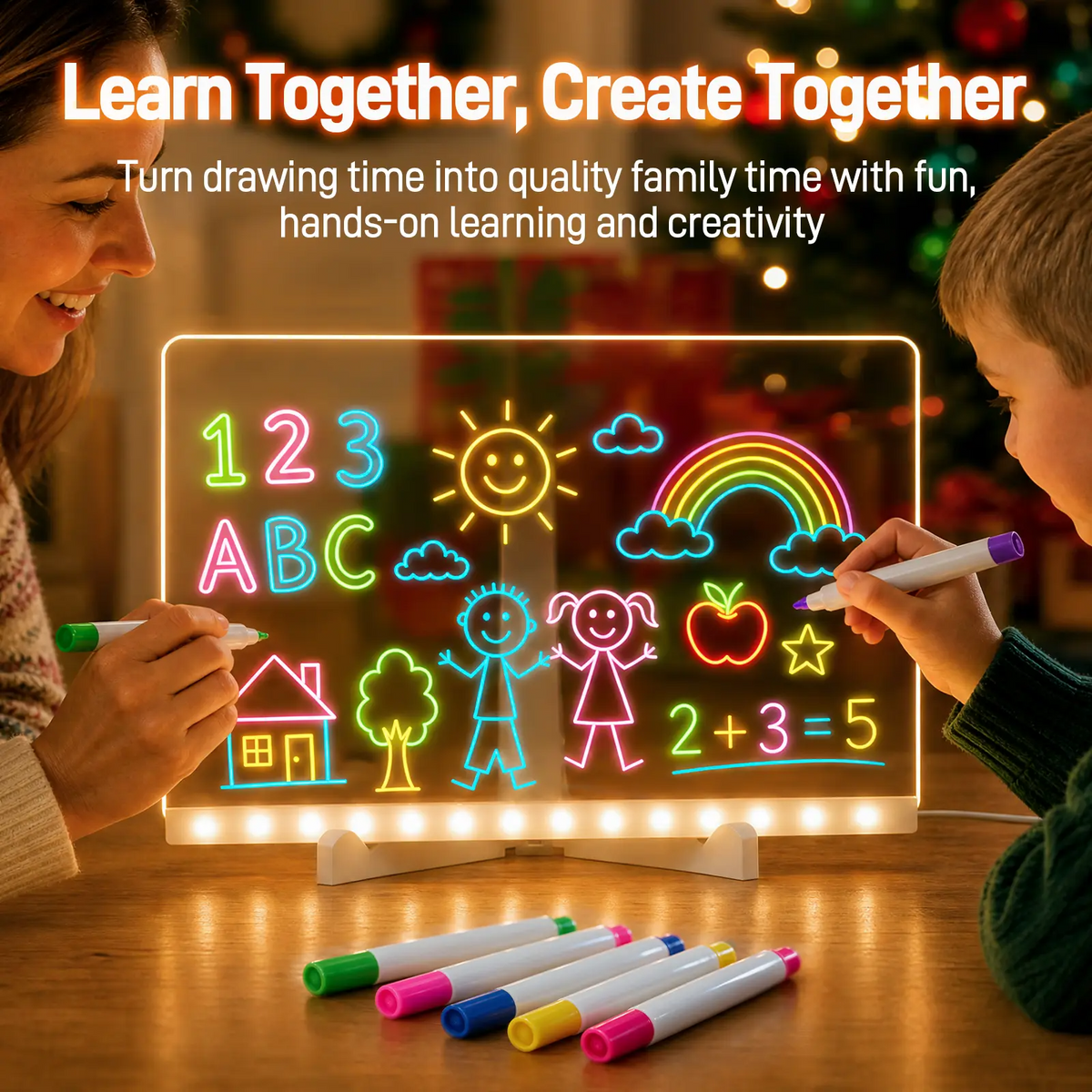 GOMYMO LED Kids Drawing Board