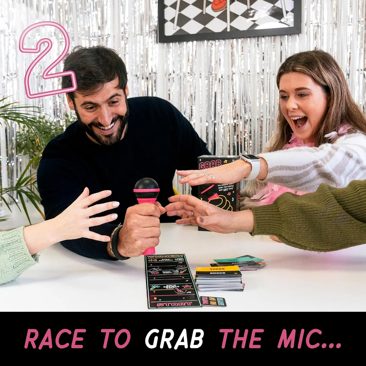 Grab The Mic Word Card Game