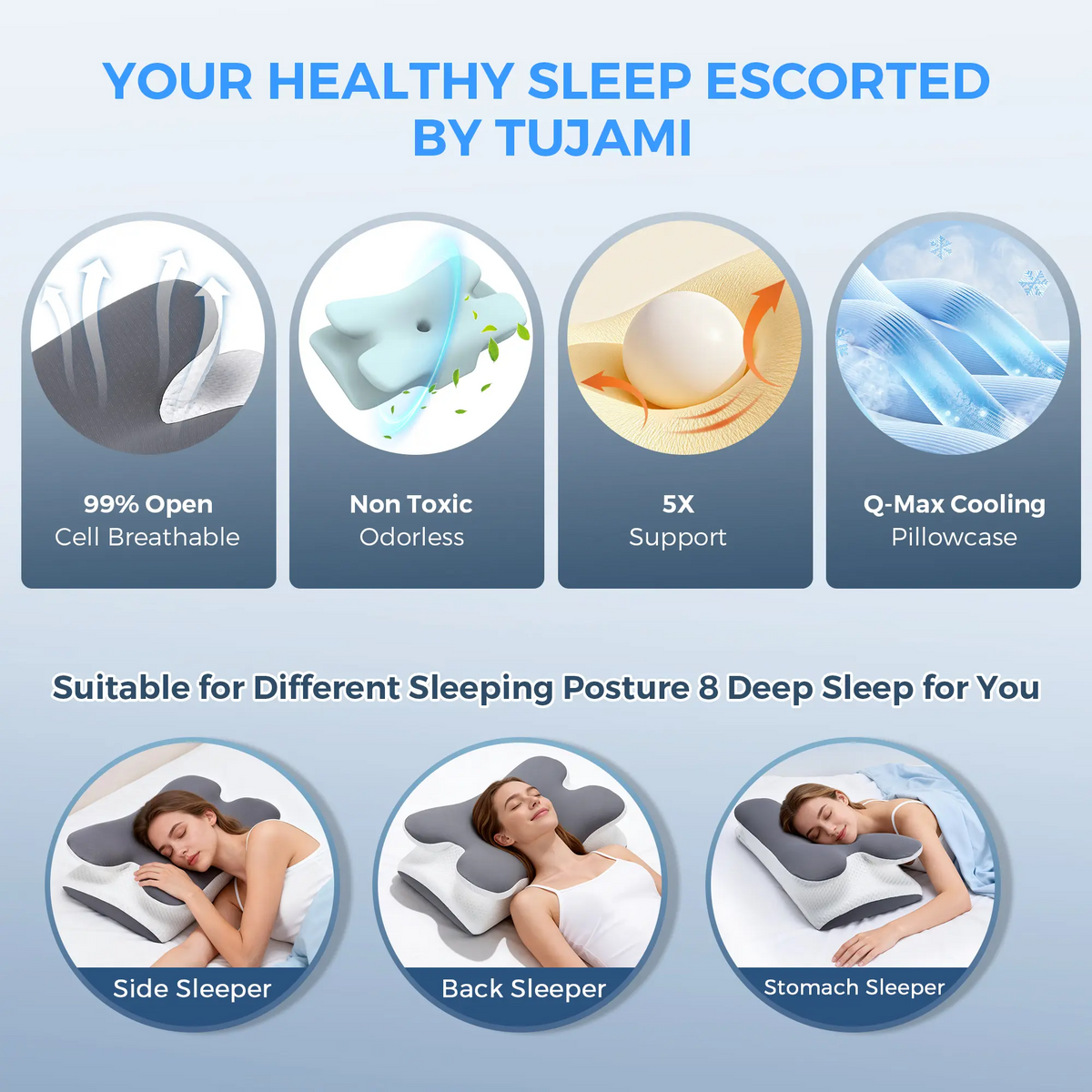 Cooling Neck Memory Pillow