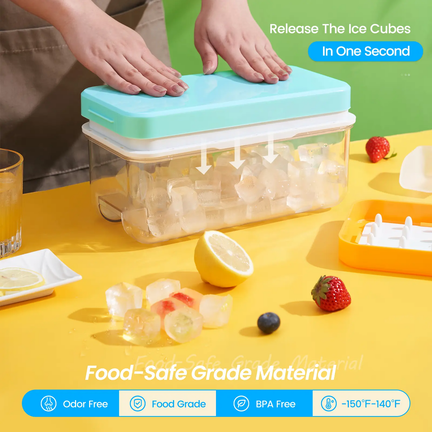 Large Capacity Ice Tray Kit