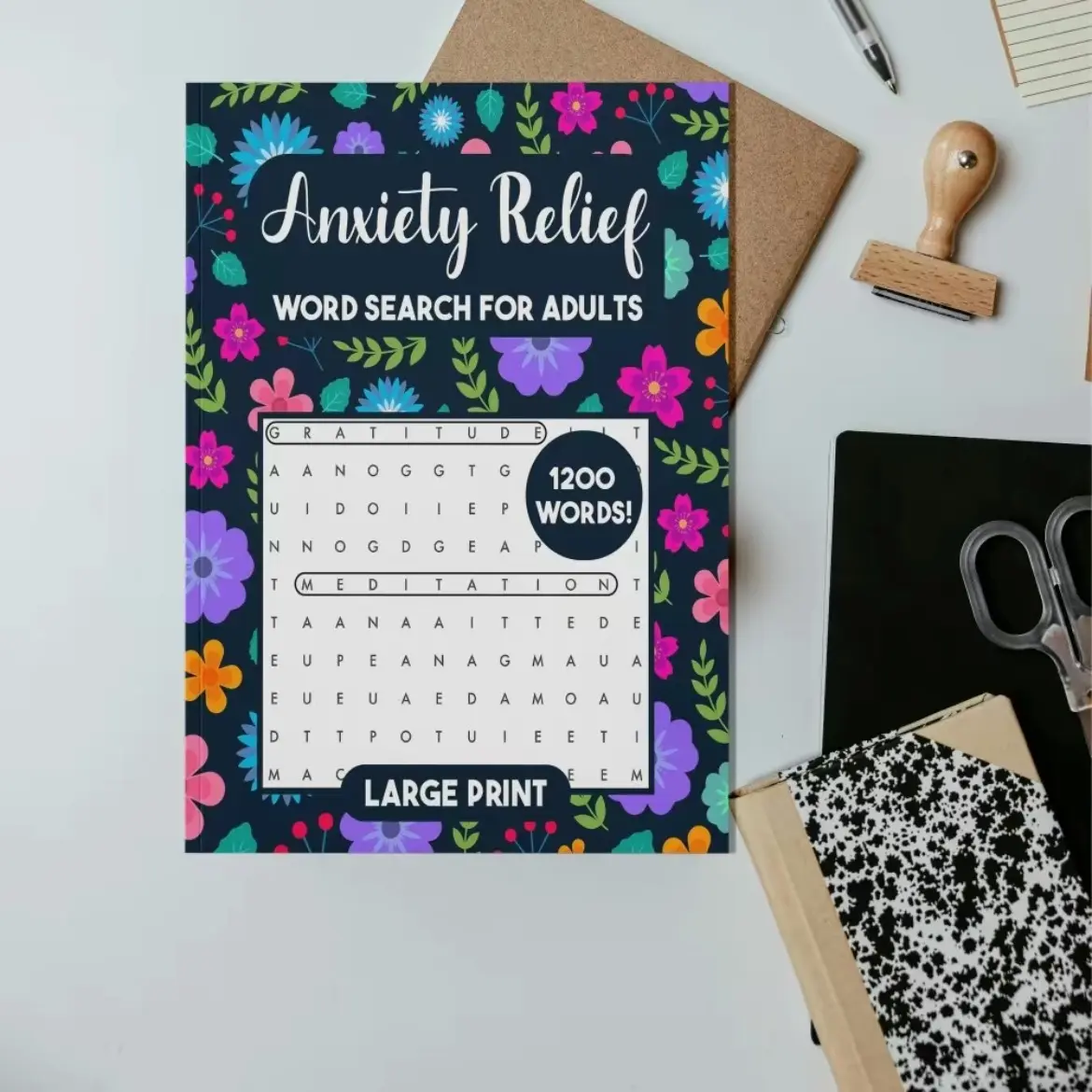 Anxiety Relief Word Search Puzzles