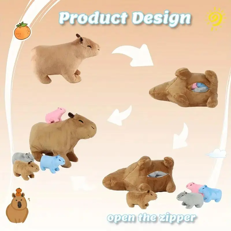 Soft Capybara Plush Toy Gift