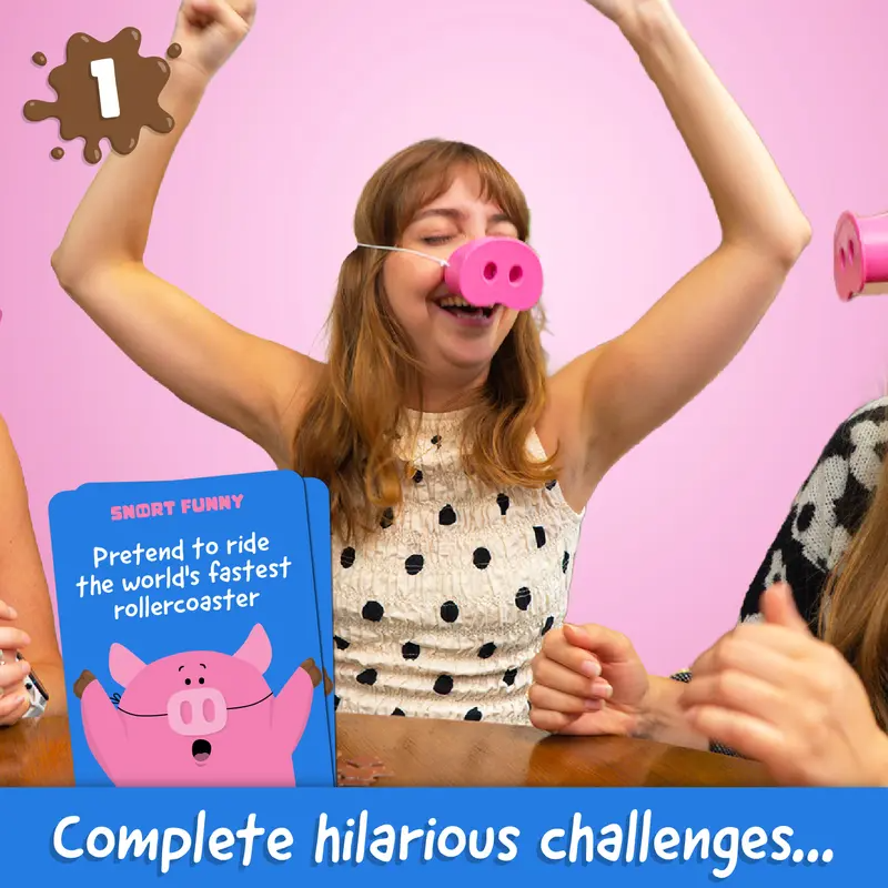 Pig Snout Family Challenge Game