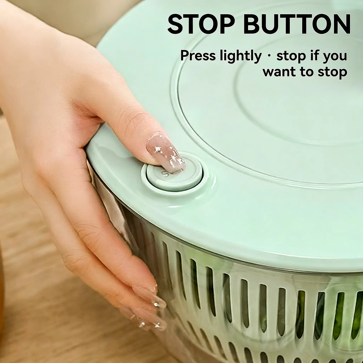 UFORU 3-in-1 Rotating Salad Spinner Set