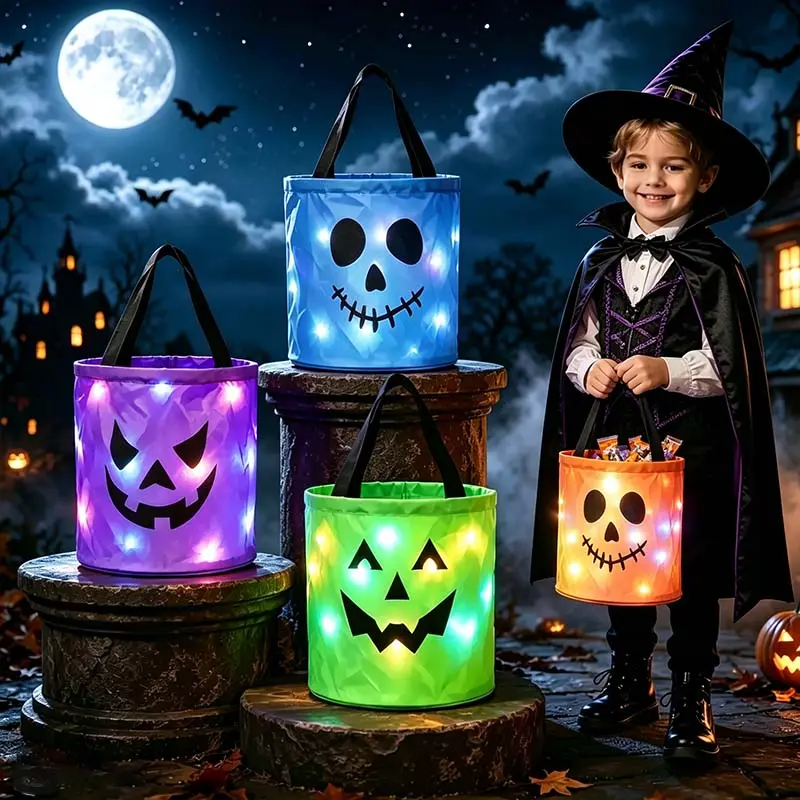 LED Pumpkin Trick Or Treat Kit