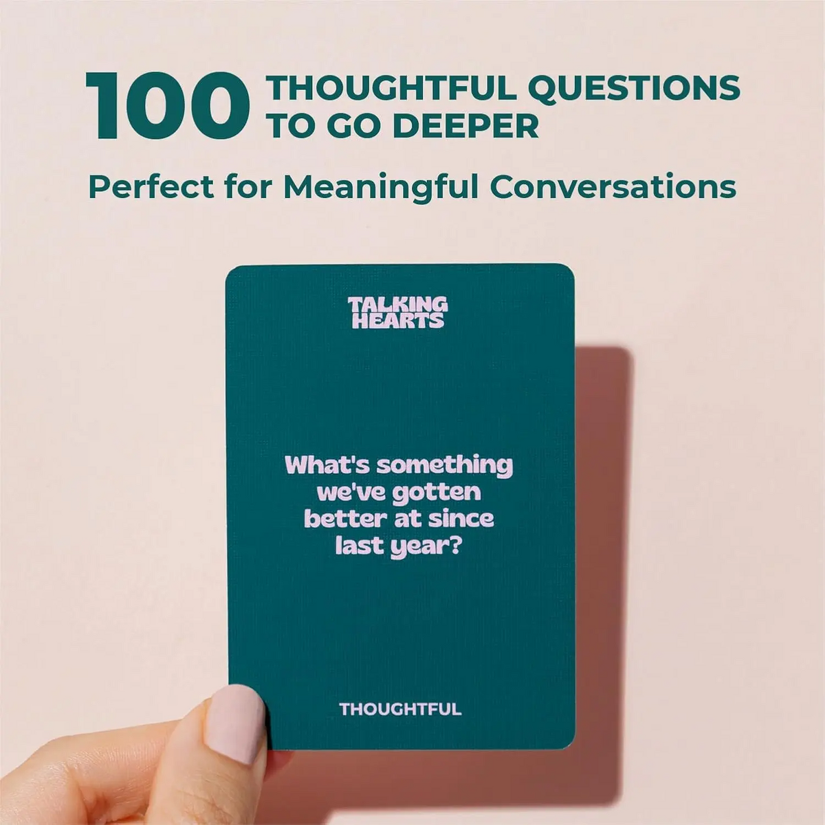 Couple Talking Hearts Game 200 Question Cards