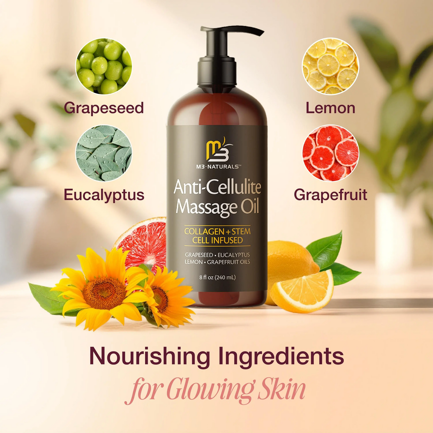 Firming Anti‑Cellulite Collagen Massage Oil