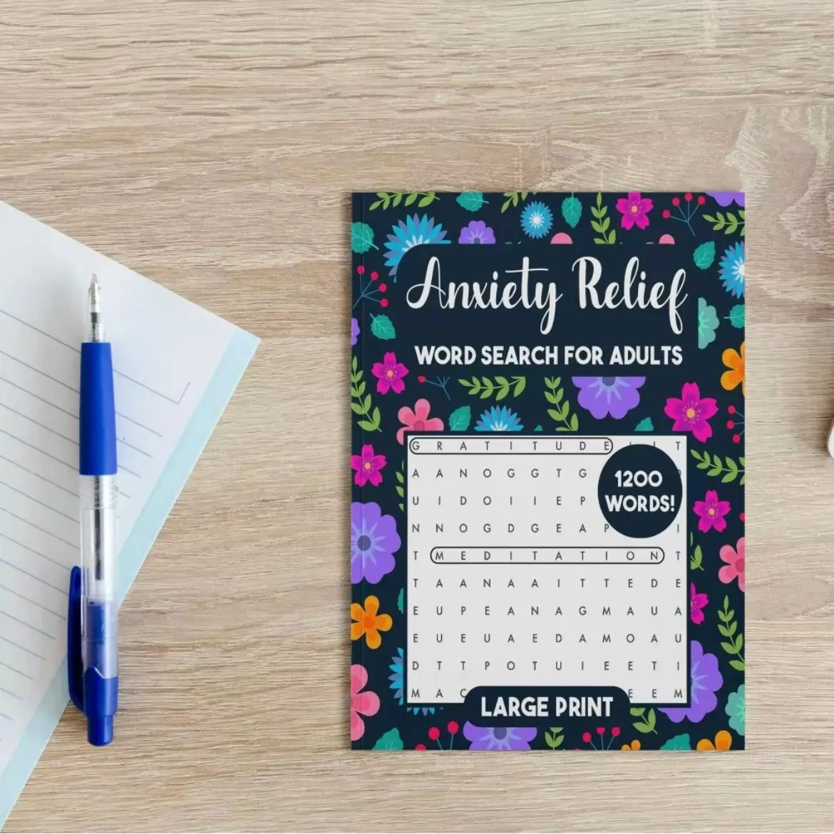 Anxiety Relief Word Search Puzzles