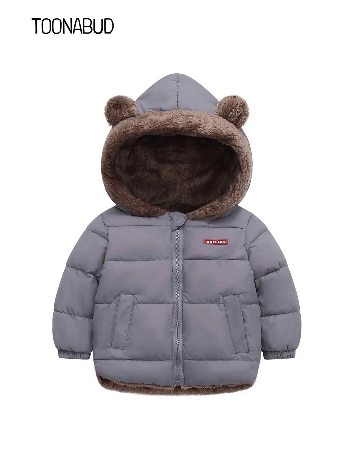 Kids Hooded Winter Coat