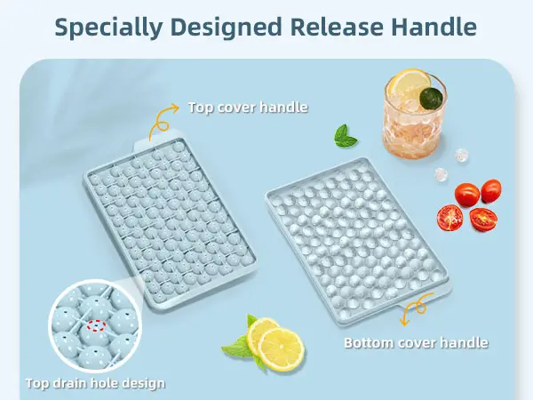 4 Pack Mini Ice Maker Tray