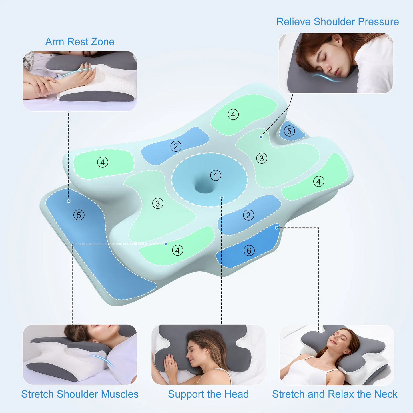 Cooling Neck Memory Pillow