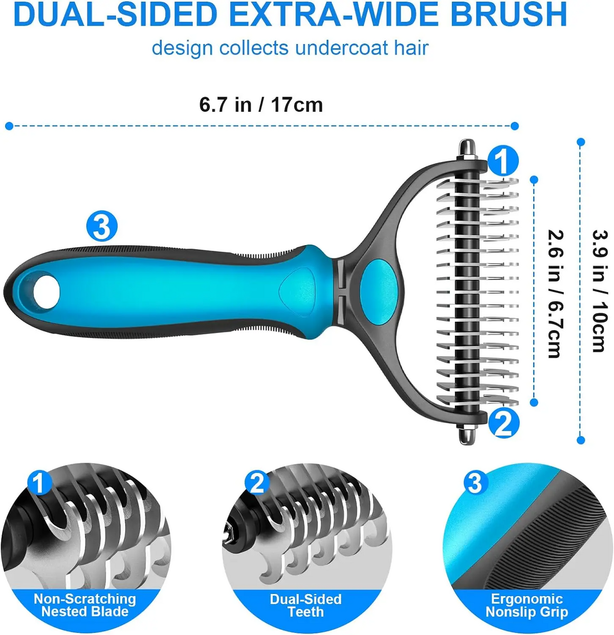 Pet Hair Deshedding Comb